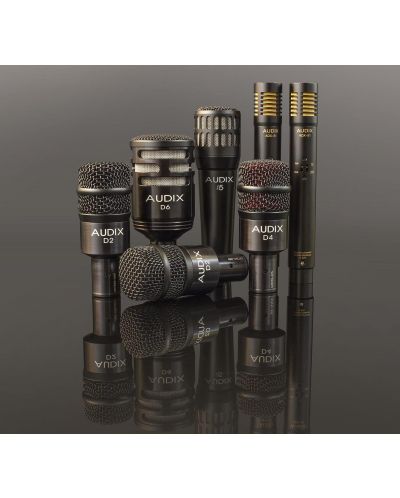 Комплект микрофон за барабани AUDIX - DP7, 7 части, черен - 6