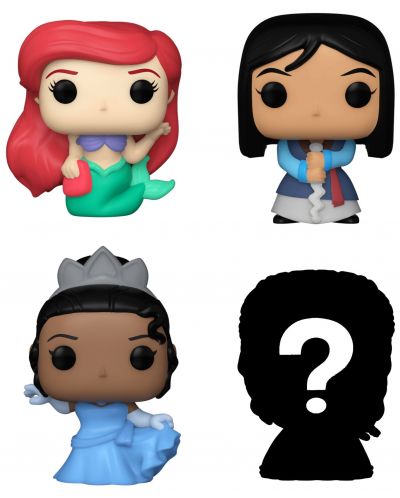 Комплект мини фигури Funko Bitty POP!: Disney Princess - 4-Pack (Series 1) - 2