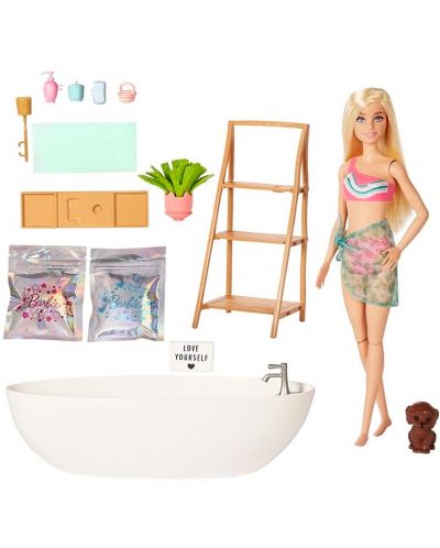 Комплект Barbie - Кукла с вана - 1