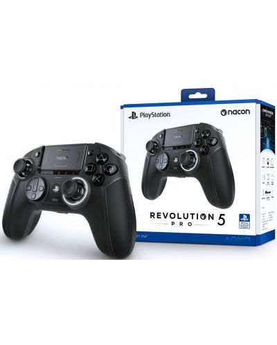 Безжичен контролер Nacon - Revolution 5 Pro, черен (PS5/PS4/PC) - 6
