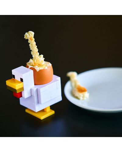 Комплект за закуска Paladone Games: Minecraft - Egg Cup & Toast Cutter - 5