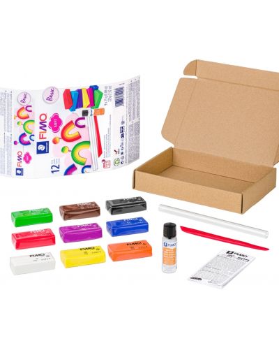 Комплект глина Staedtler Fimo Soft - Basic, 12 части - 2