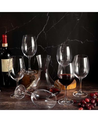 Комплект декантер и 6 чаши за вино Bohemia - Royal Crystalite, 7 части - 3