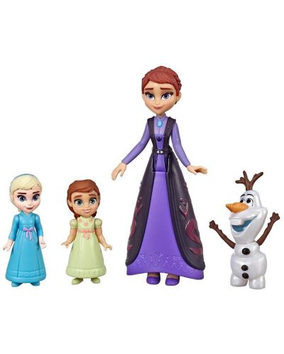 Комплект фигурки Hasbro Frozen 2 - Моменти от историята, Анна, Елза, кралица Идуна и Олаф - 2