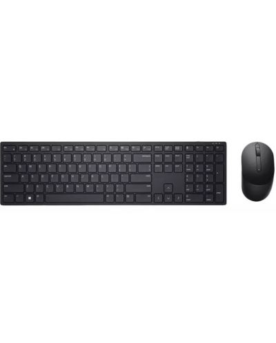 Комплект мишка и клавиатура Dell - KM5221W Pro, безжичен, черен - 1