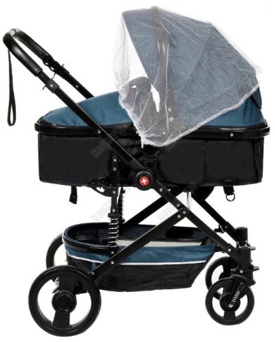 Комбинирана детска количка 2 в 1 Zizito - ZI Lana, синя - 5