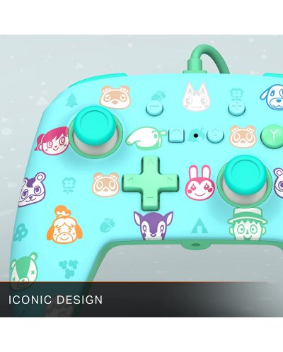 Контролер PowerA - Enhanced, жичен, за Nintendo Switch, Animal Crossing: New Horizons - 7