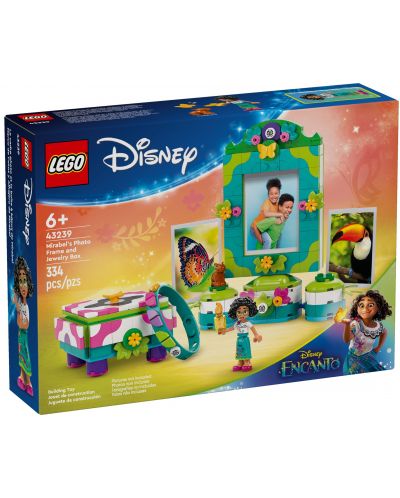 Конструктор LEGO Disney - Рамка за снимка и кутията за бижута на Мирабел (43239) - 1