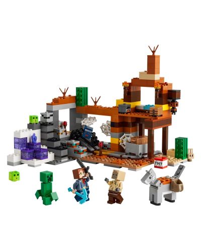 Конструктор LEGO Minecraft - Миньорска шахта в неплодородните земи (21263) - 3