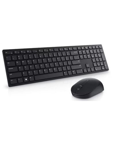 Комплект мишка и клавиатура Dell - KM5221W Pro, безжичен, черен - 2