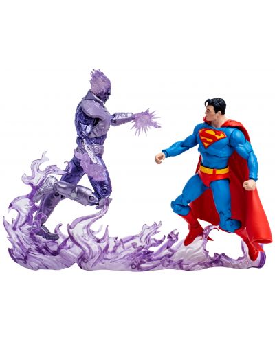 Комплект екшън фигури McFarlane DC Comics: Multiverse - Atomic Skull vs. Superman (Action Comics) (Gold Label), 18 cm - 1