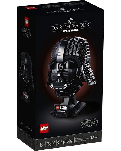 Конструктор LEGO Star Wars - Шлемът на Darth Vader (75304) - 1