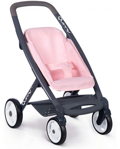 Количка за кукли 3 в 1 Smoby - Pram Quinny. светлорозова - 4