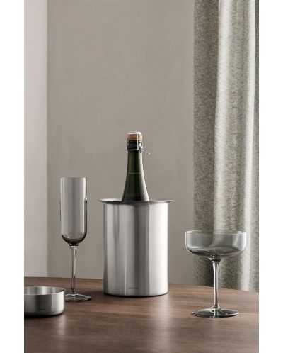 Комплект от 4 чаши за шампанско Blomus - Fuum, 300 ml, сиви - 3