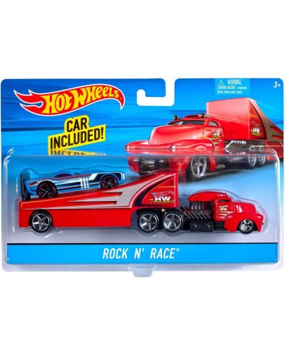Комплект Mattel Hot Wheels Super Rigs - Камион и кола. асортимент - 4