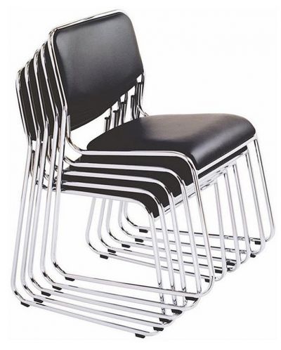 Комплект посетителски столове RFG - Axo M, 5 броя, черни - 2