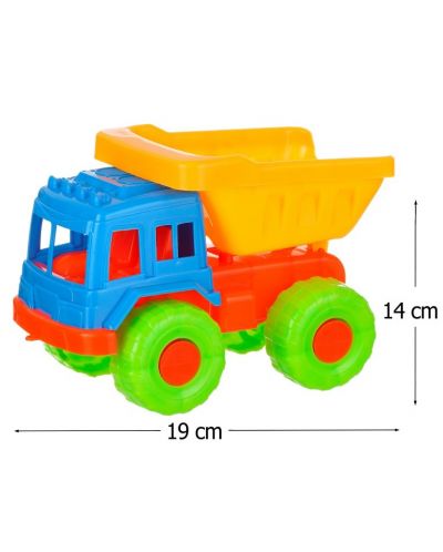 Комплект за пясък GOT - Камионче, 7 части, Асортимент - 3