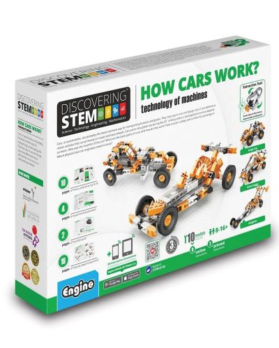 Конструктор Engino STEM - Как работят автомобилите - 1