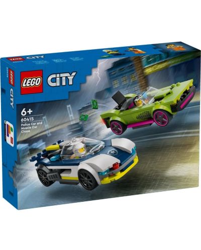 Конструктор LEGO City - Преследване с полицейска кола (60415) - 1