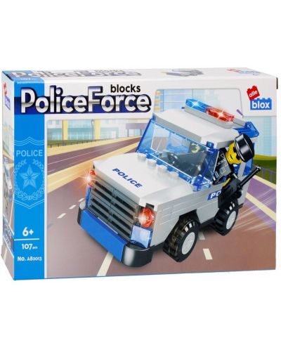 Конструктор Alleblox Police Force - Полицейска кола, 107 части - 1