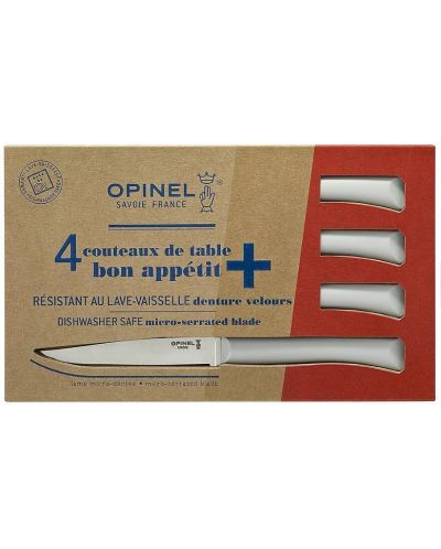 Комплект ножове за маса Opinel - Bon Appetit+, N125, 4 броя - 3