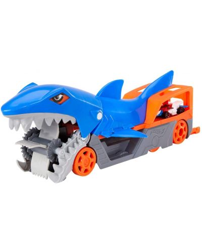 Комплект Mattel Hot Wheels - Автовоз акула, с 1 кола - 3