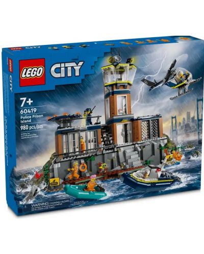 Конструктор LEGO City - Затворническият остров на полицията (60419) - 1
