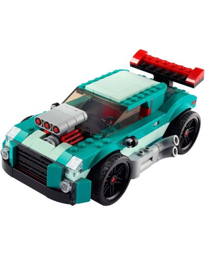 Конструктор LEGO Creator 3 в 1 - Състезателен автомобил (31127) - 4