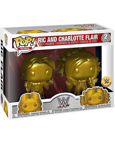 Комплект фигури Funko POP! Sports: WWE - Ric and Charlotte Flair - 2