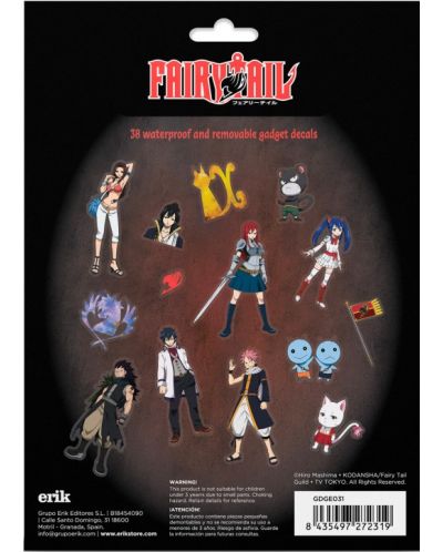 Комплект стикери Erik Animation: Fairy Tail - Guild - 2