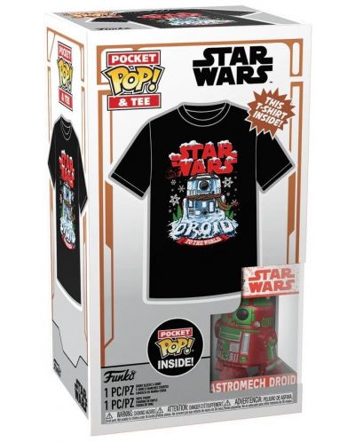 Комплект Funko POP! Collector's Box: Movies - Star Wars (Holiday R2-D2) (Metallic) - 6