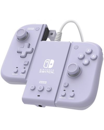 Контролер Hori - Split Pad Compact Attachment Set, лилав (Nintendo Switch) - 2
