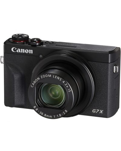 Компактен фотоапарат Canon - Powershot G7X III, Battery kit, черен - 3