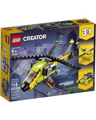 Конструктор LEGO Creator 3 в 1 - Приключение с хеликоптер (31092) - 1