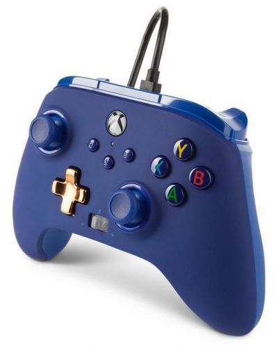 Контролер PowerA - Enhanced, за Xbox One/Series X/S, Midnight Blue - 3