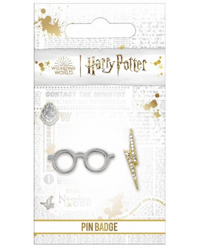 Комплект значки The Carat Shop Movies: Harry Potter - Glasses & Lightning Bolt - 2