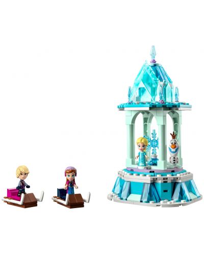 Конструктор LEGO Disney - Вълшебната въртележка на Ана и Елза (43218) - 2