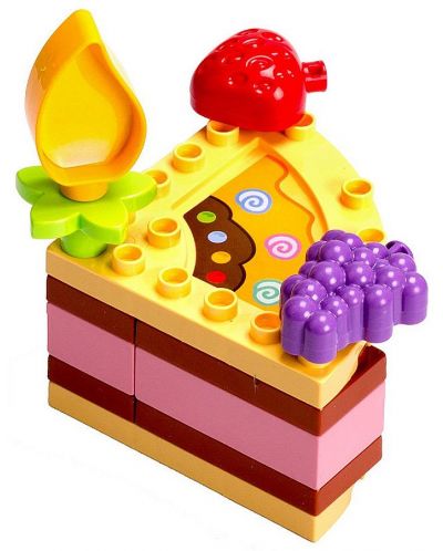 Детски конструктор Unico Plus - Парче торта, 14 части - 2