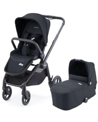 Комбинирана количка 2 в 1 Recaro - Duo Celona Prime, Mat Black - 1