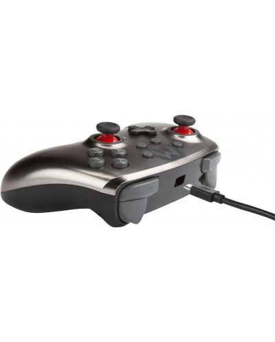Контролер PowerA - Enhanced, за Nintendo Switch, Mario Silver - 6