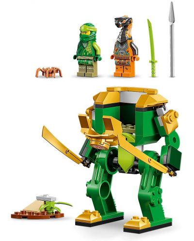 Конструктор LEGO Ninjago - Роботът нинджа на Lloyd (71757) - 4