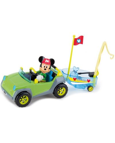 Комплект фигурки IMC Toys - Мики Маус с джип и лодка - 4