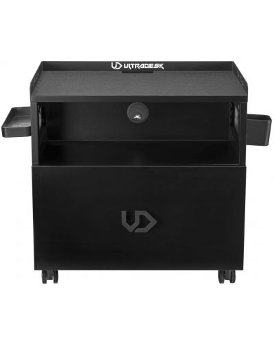 Компютърен шкаф Ultradesk - Crate, черен - 1