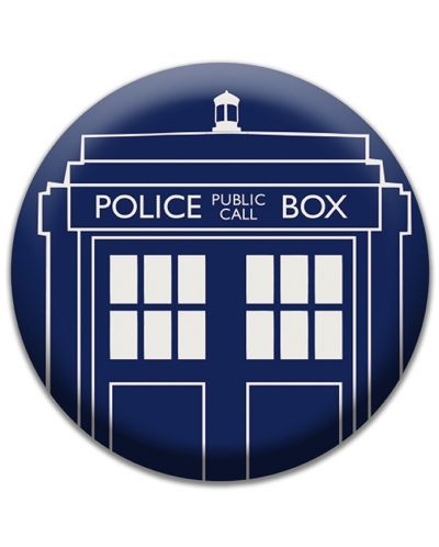 Комплект значки ABYstyle Television: Doctor Who - The Tardis - 7