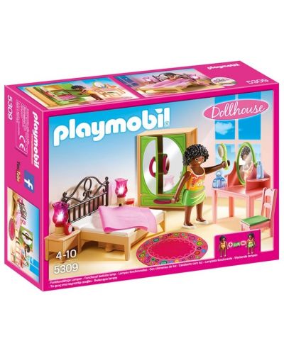 Комплект фигурки Playmobil - Спалня с маса за преобличане - 1