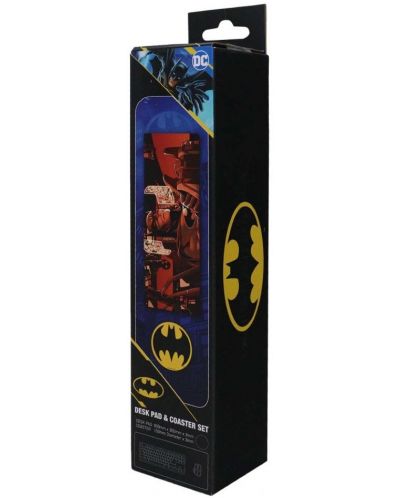Комплект подложки за бюро и чаша FaNaTtiK DC Comics: Batman - In the Batmobile - 5