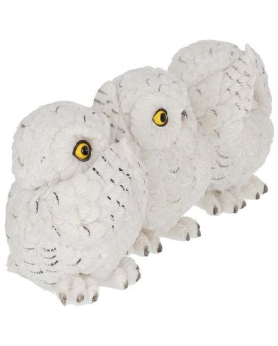 Комплект статуетки Nemesis Now Adult: Gothic - Three Wise Owls, 8 cm - 6