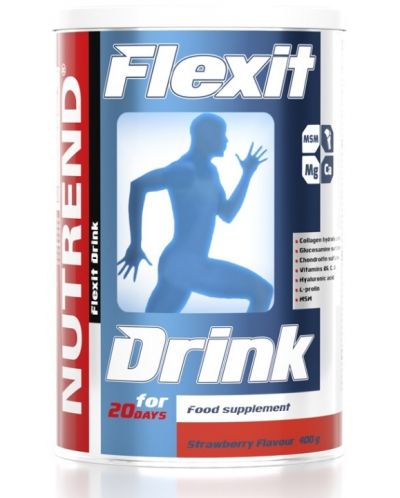 Flexit Drink, ягода, 400 g, Nutrend - 1