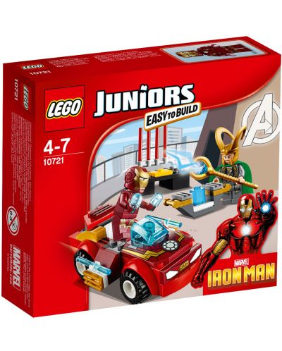 Конструктор LEGO Juniors - Железния човек срещу Локи (10721)