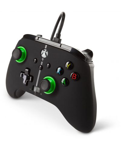 Контролер PowerA - Enhanced, за Xbox One/Series X/S, Green Hint - 3